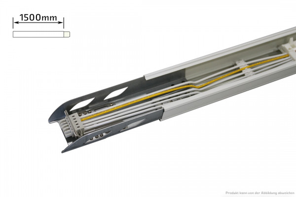 Durchgangstragschiene - 5polig - schaltbar - 1500mm