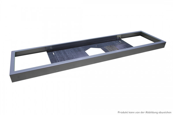 Premium Aufbaugehäuse silber für rechteckige LED Panelleuchten