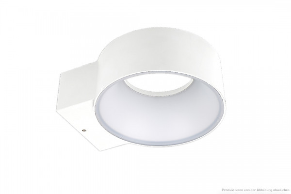 LED Wandleuchte - 8 Watt - schaltbar - 3000 Kelvin - U:150lm D:450lm - weiß