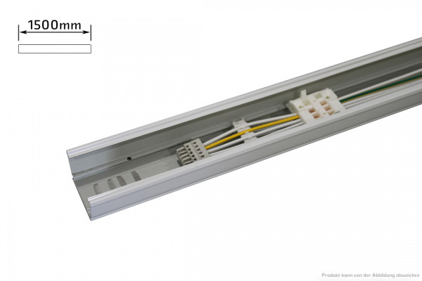 Endtragschiene - 5polig - schaltbar - 1500mm
